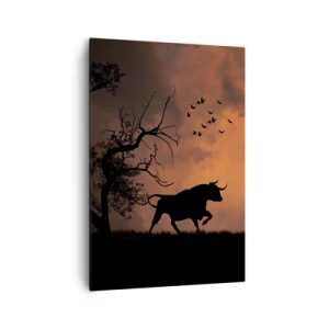 Canvas picture - Dramatic Show of Nature - 70x100 cm