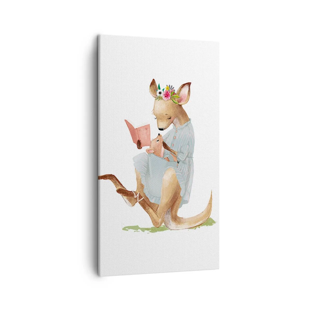 Canvas picture - Read to Me, Mum - 45x80 cm