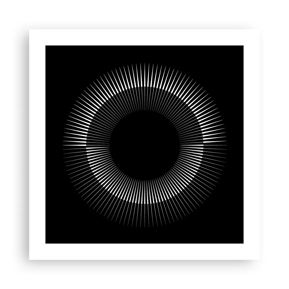 Poster - Black Sun - 50x50 cm
