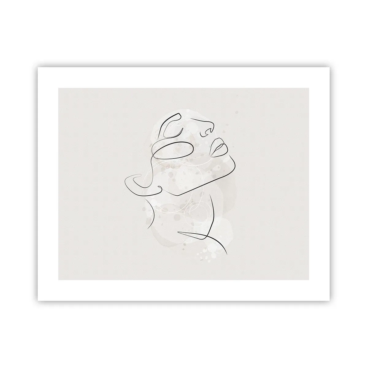 Poster - Outline of Happiness - 50x40 cm