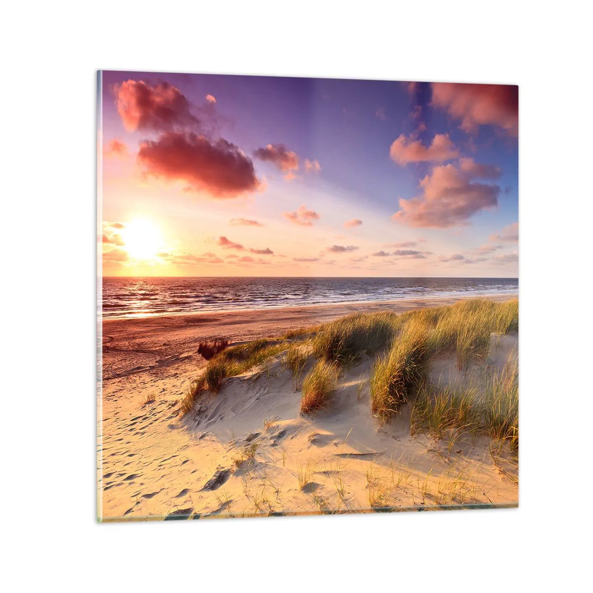Glass picture - Air Smells of Summer - 60x60 cm