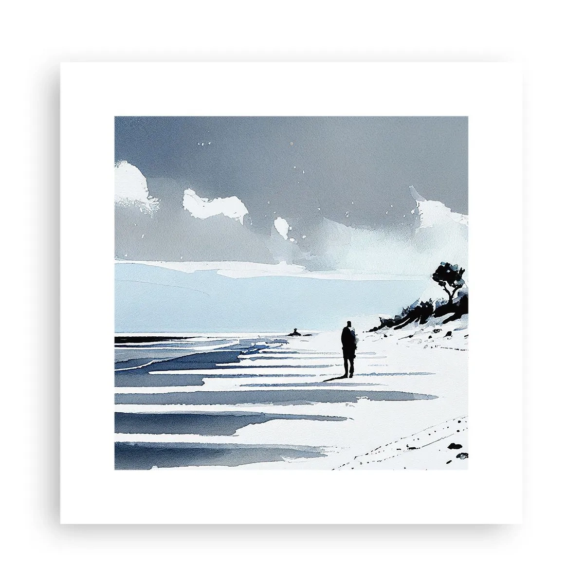 Poster - All Alone - 30x30 cm