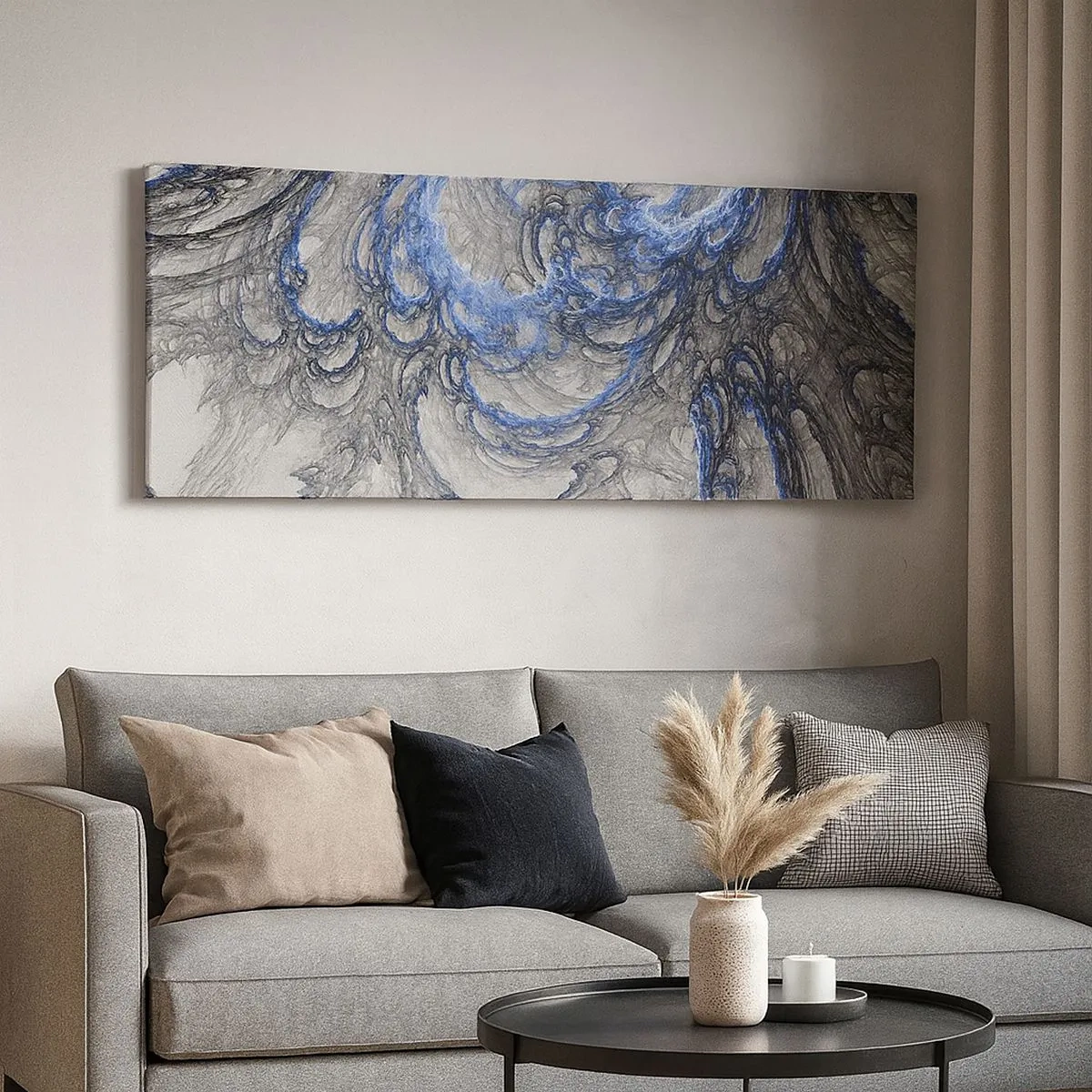 Canvas picture - Birth of a Wave - 100x40 cm