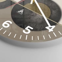 Clock face with numbers
