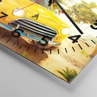 Clock face with numbers