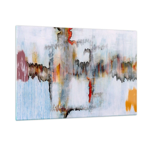 Glass picture - With a Stick on Water - 120x80 cm