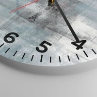 Clock face with numbers