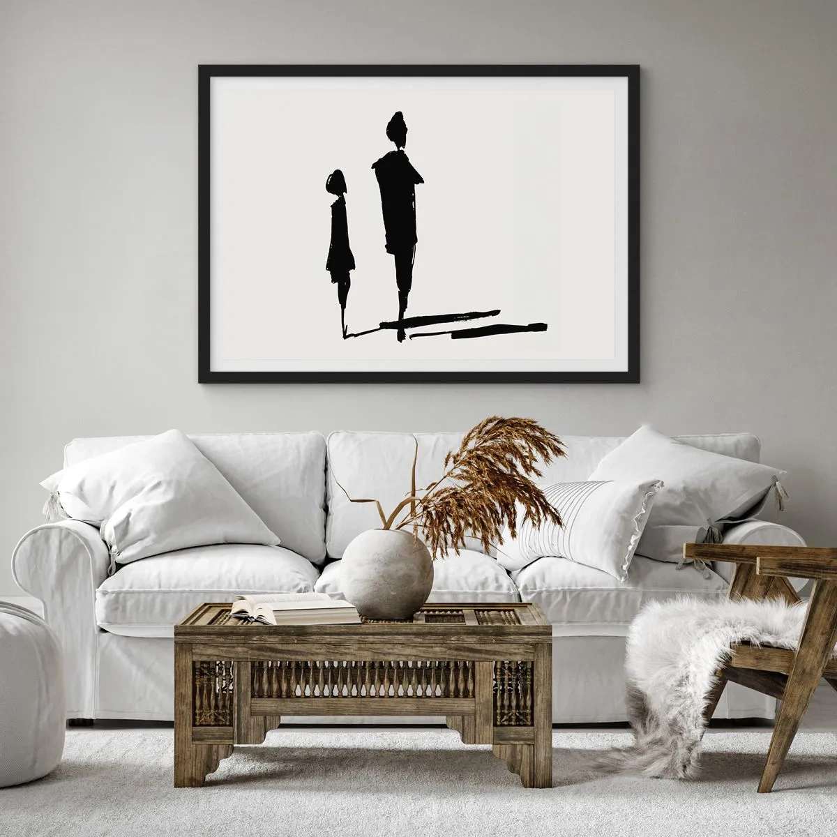 Poster in black frame - Surely Together? - 70x50 cm