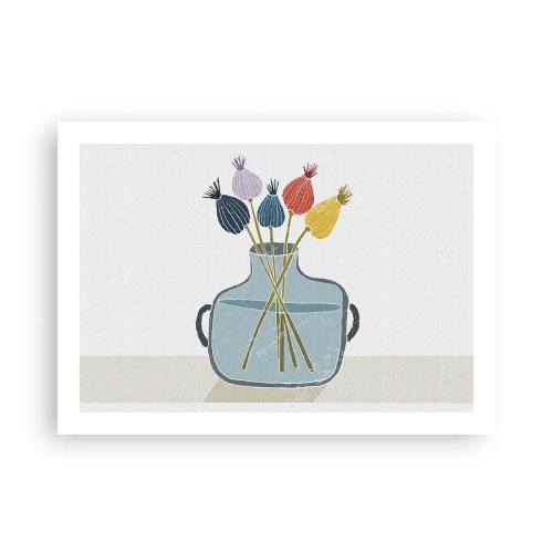 Poster - As Quiet as Poppies - 70x50 cm