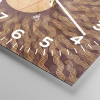 Clock face with numbers