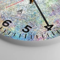 Clock face with numbers