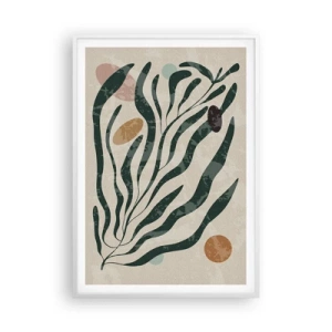 Poster in white frmae - Among the Green - 70x100 cm
