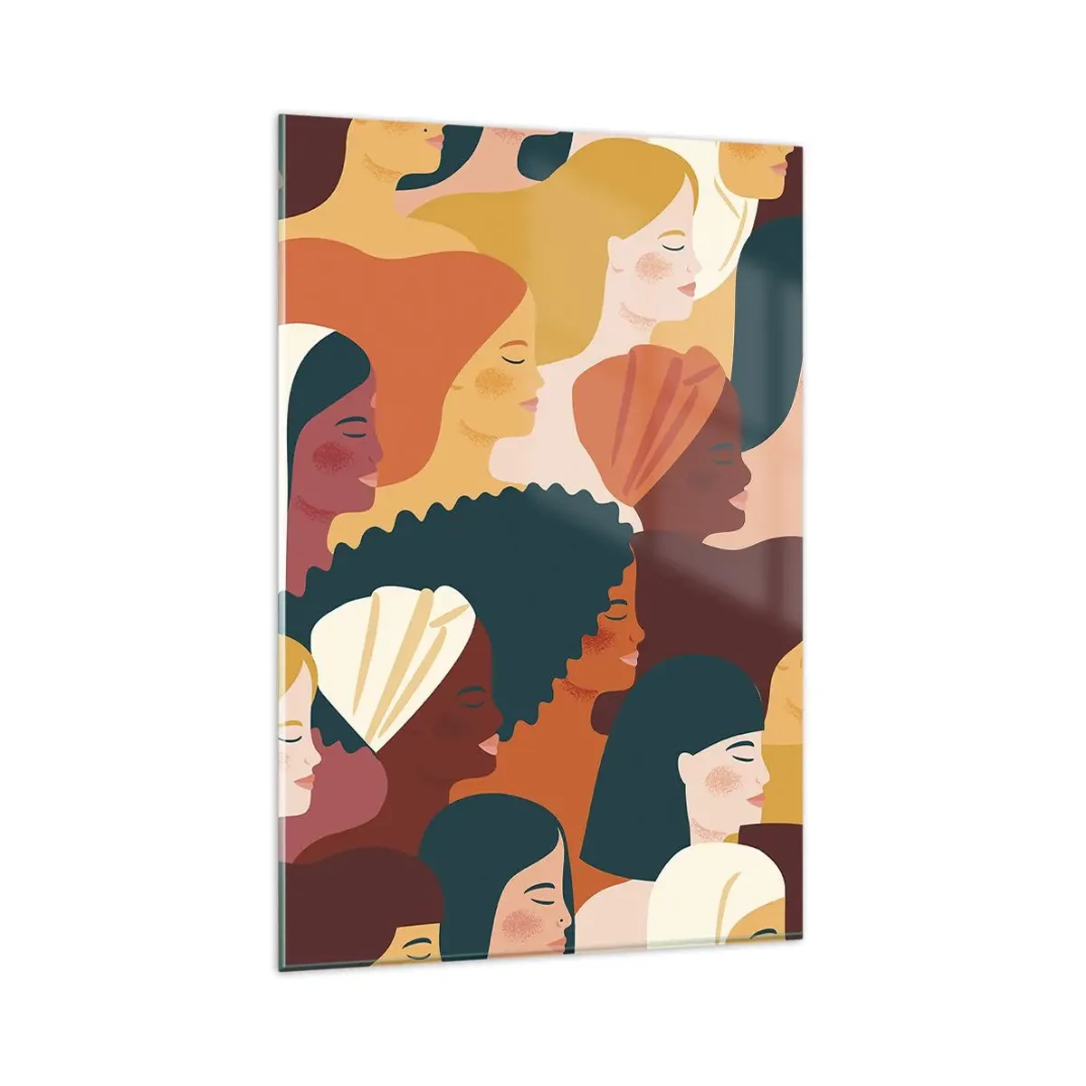 Glass picture - Pure Womanhood - 80x120 cm