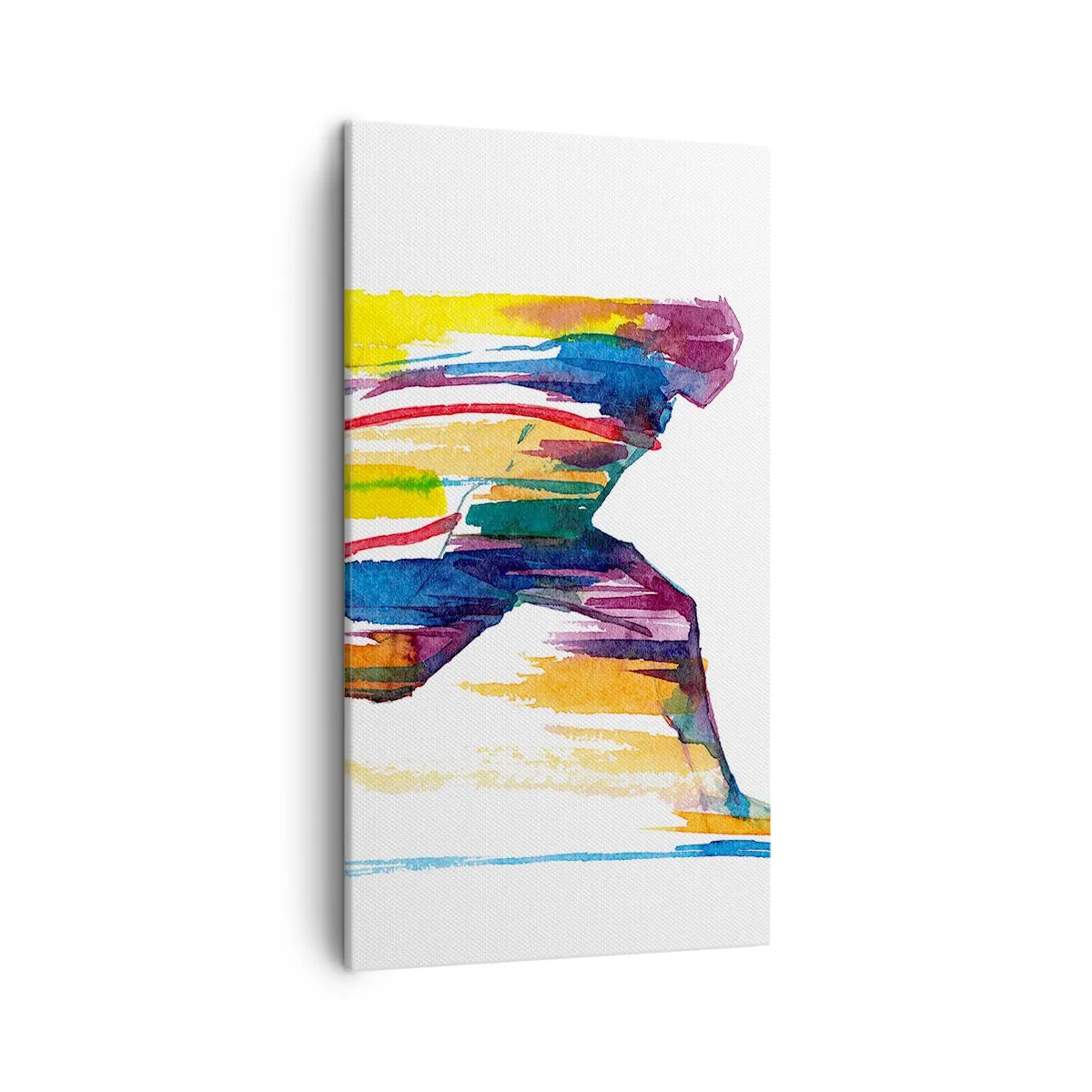 Canvas picture - Run across Rainbow - 45x80 cm