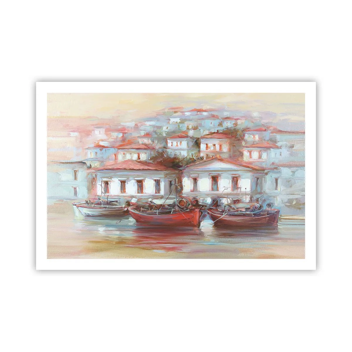 Poster - Happy Town - 91x61 cm
