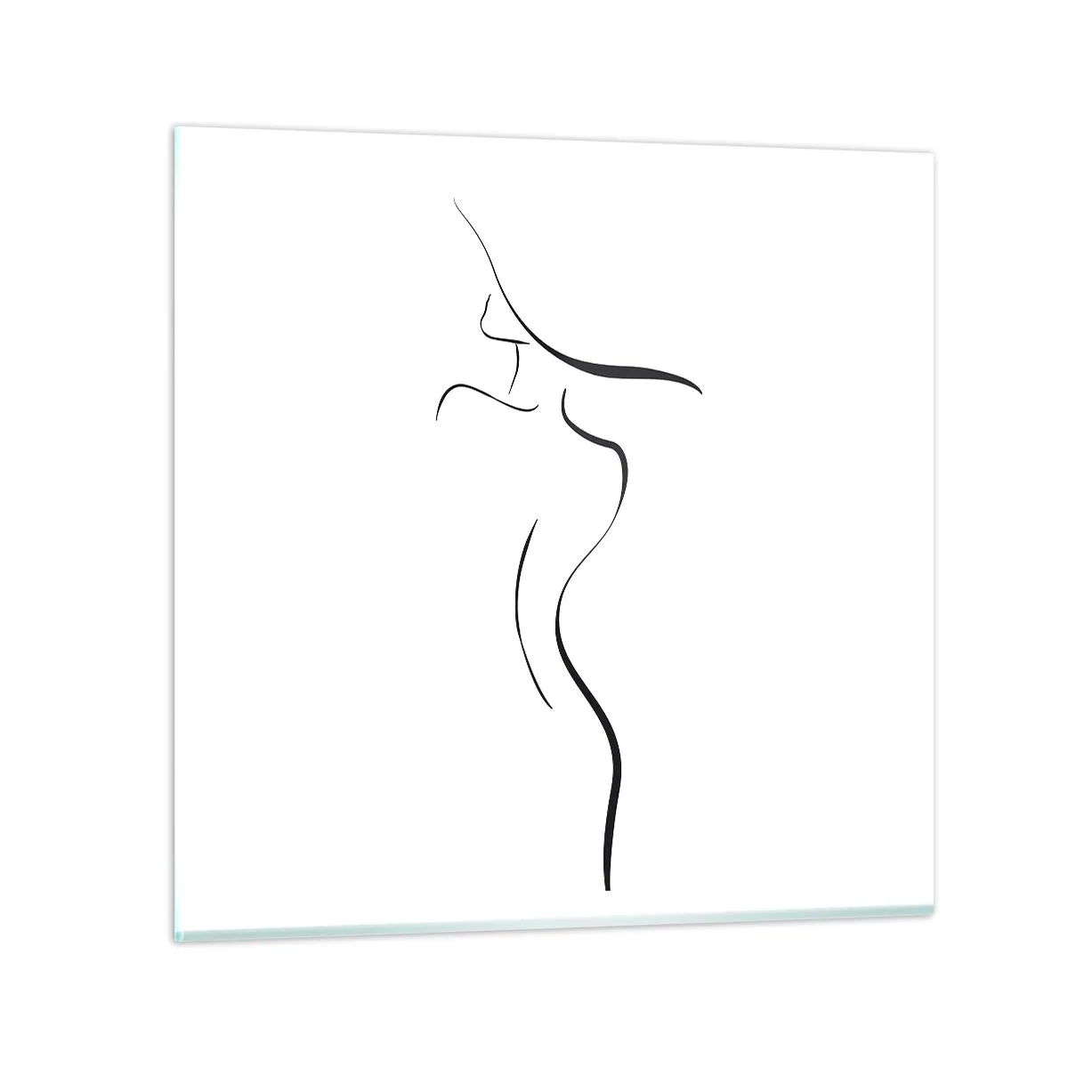 Glass picture - Elusive Like a Wave - 30x30 cm