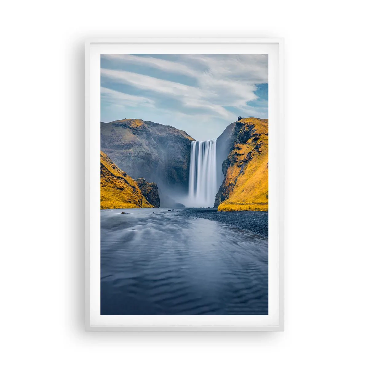 Poster in white frmae - Eternal Being, Eternal Movement - 61x91 cm