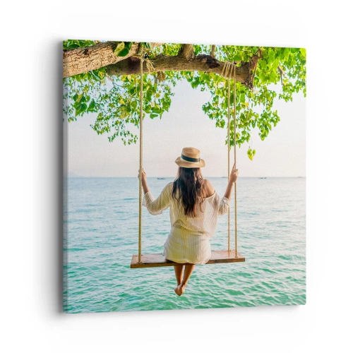 Canvas picture - Life Is Beautiful - 40x40 cm
