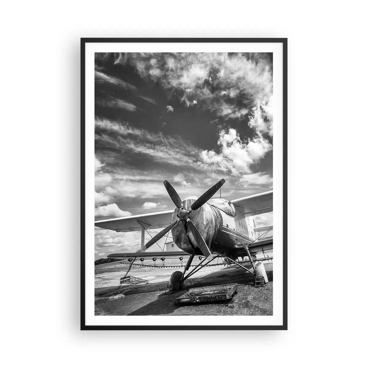 Poster in black frame - I Can't Wait! - 70x100 cm