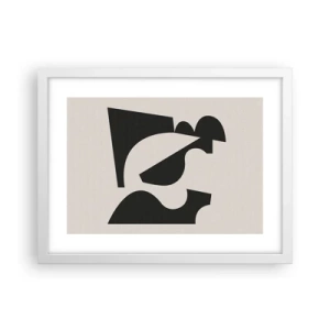 Poster in white frmae - For Self-construction - 40x30 cm