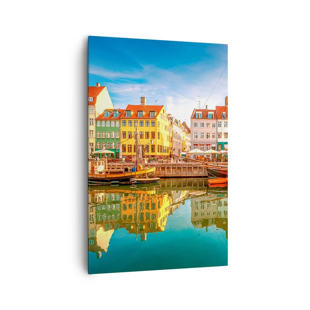 Canvas picture - By Water Smooth as a Mirror - 80x120 cm