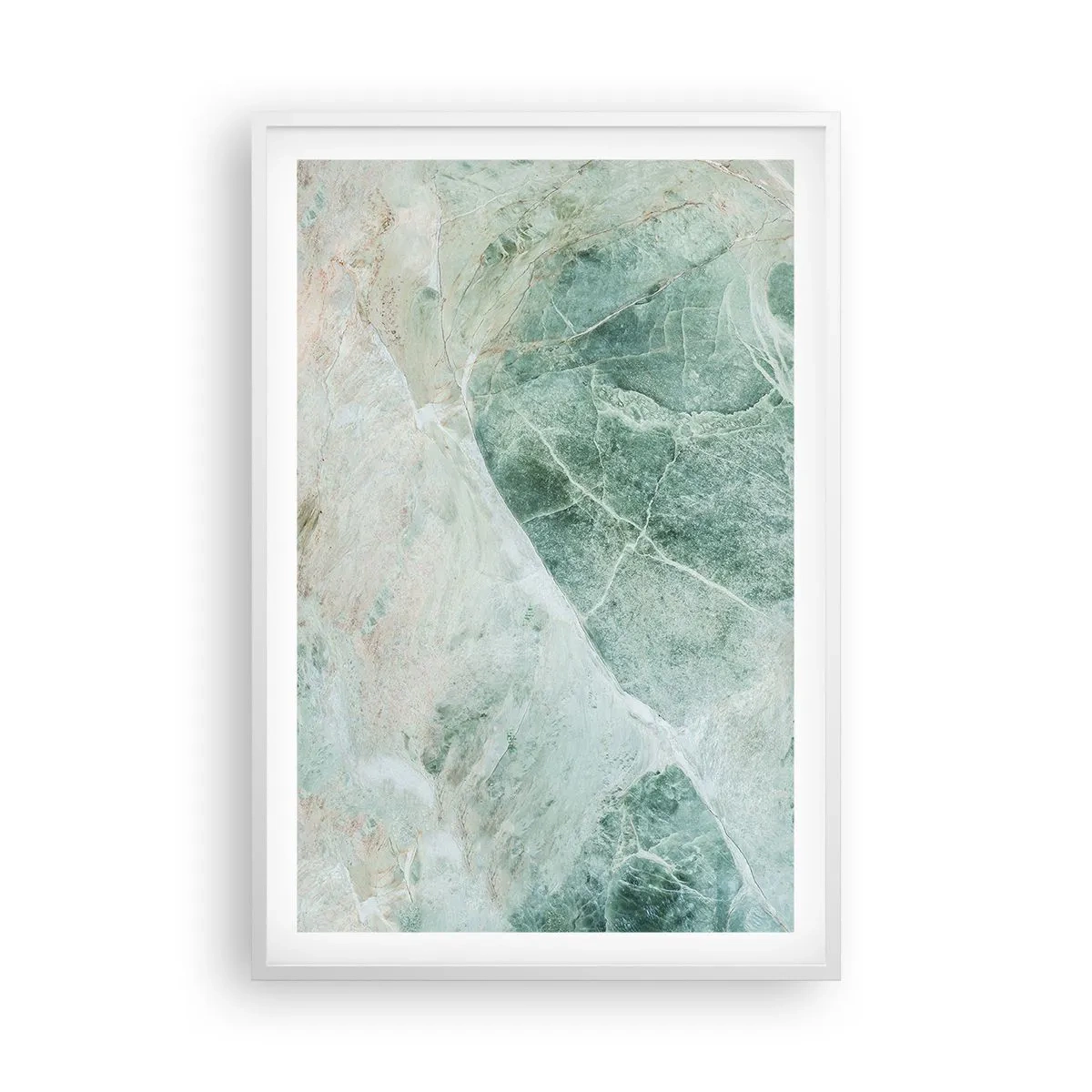 Poster in white frmae - Noble Coolness of a Stone - 61x91 cm