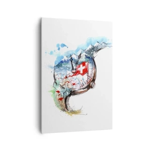Canvas picture - Spirit of Switzerland - 70x100 cm
