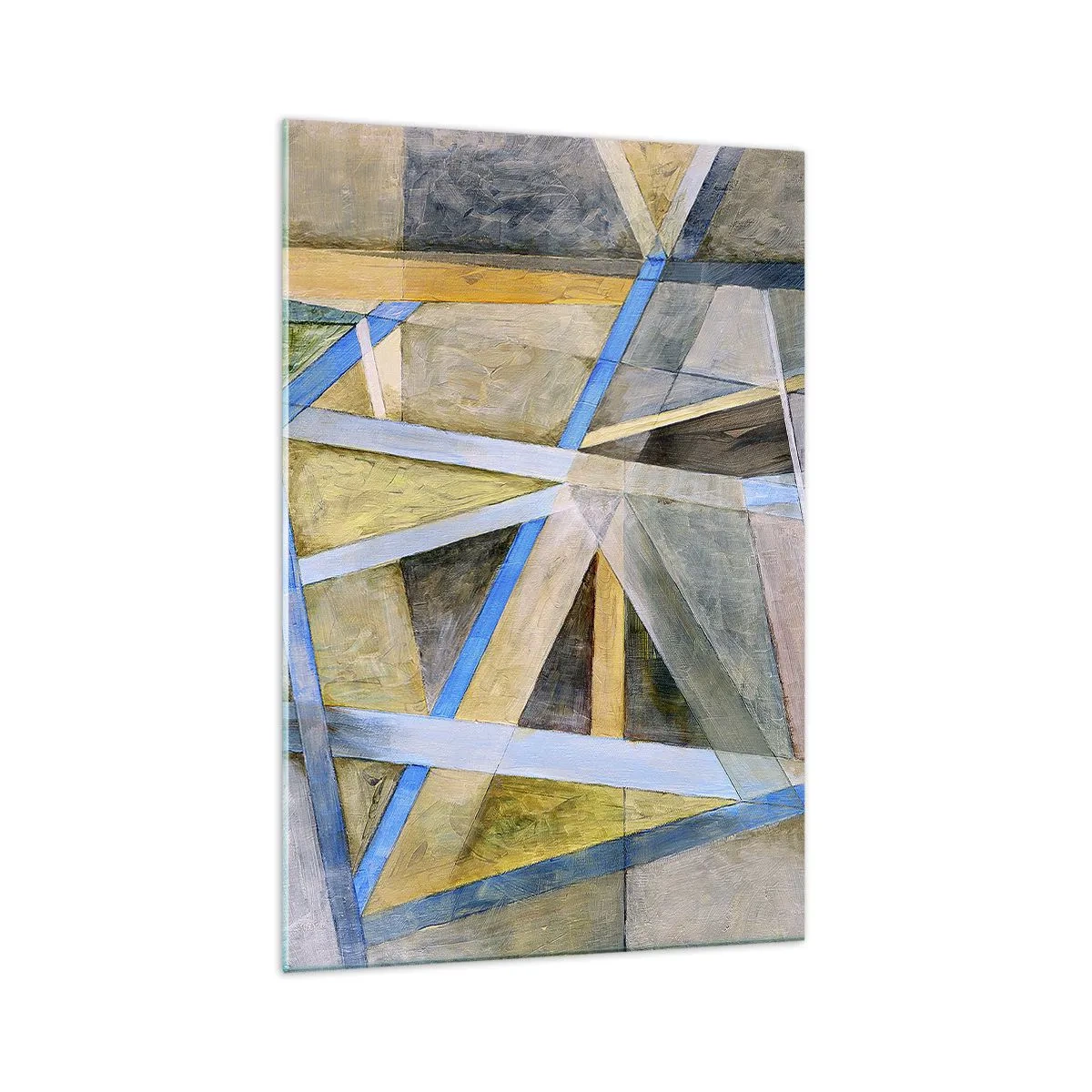 Glass picture - Straight Or Slanted? - 70x100 cm