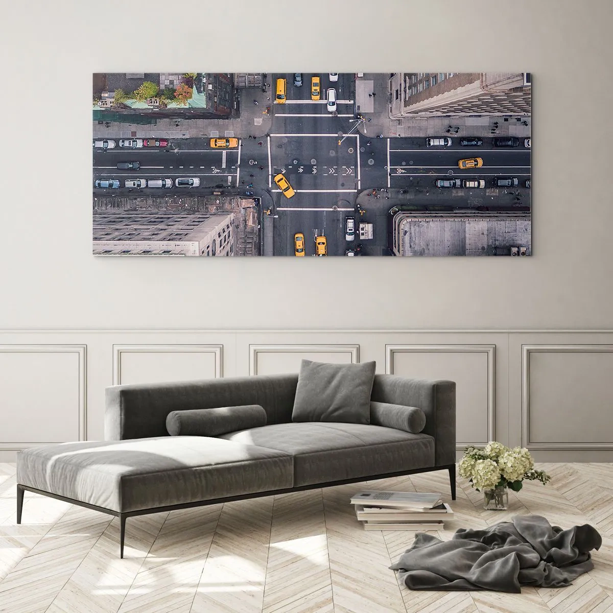 Glass picture - Simple Choice - 90x30 cm
