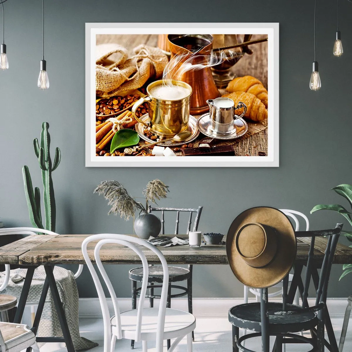 Poster in white frmae - Have a Nice Day! - 91x61 cm