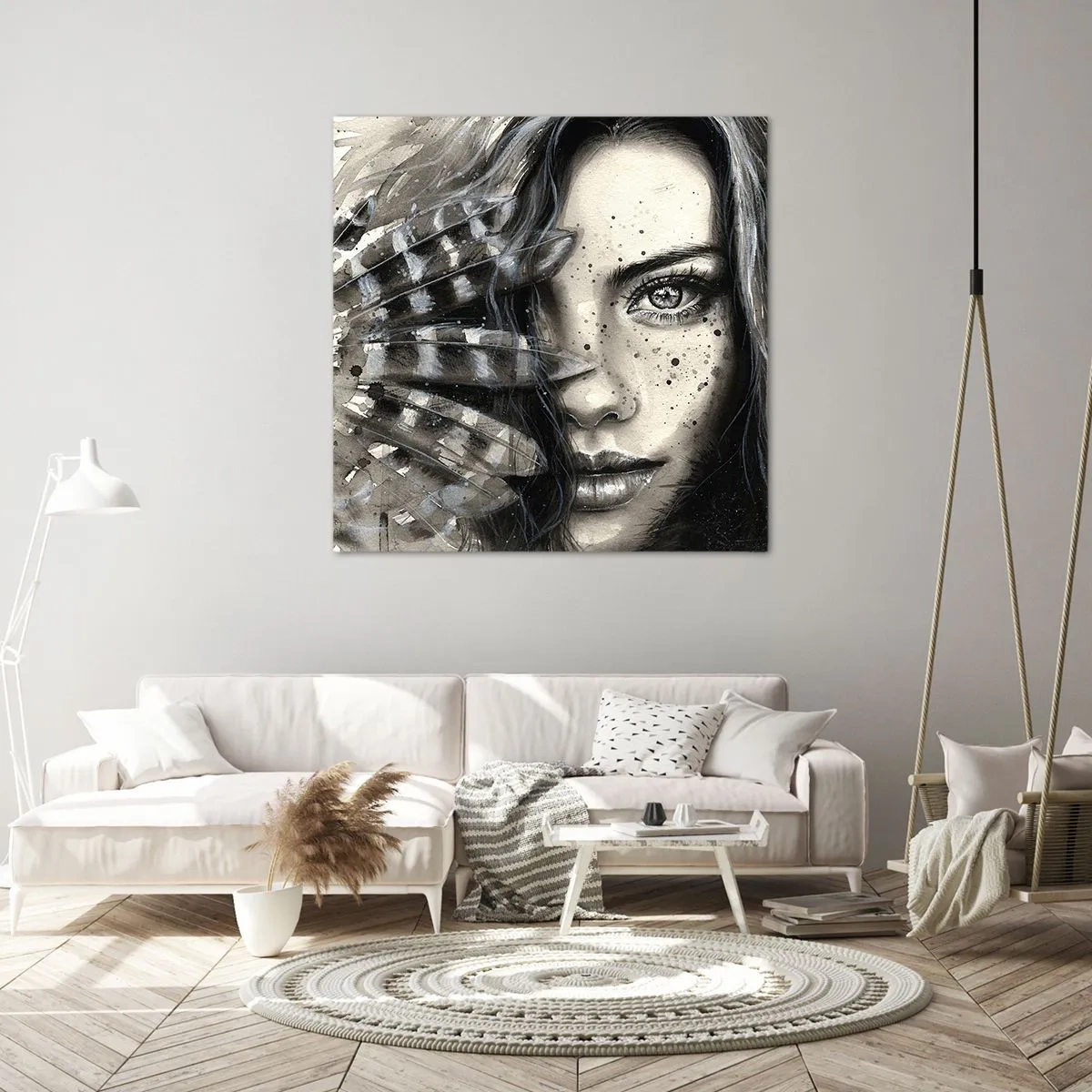 Canvas picture - Wild Beauty - 50x50 cm