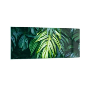 Glass picture - Immerse Yourself in Freshness - 100x40 cm
