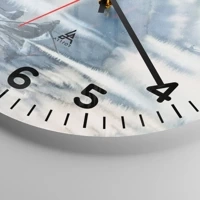 Clock face with numbers