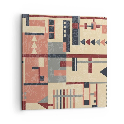 Canvas picture - Combinations of Verticals and Horizontals - 60x60 cm