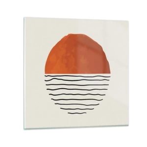 Glass picture - In Japanese Style - 30x30 cm