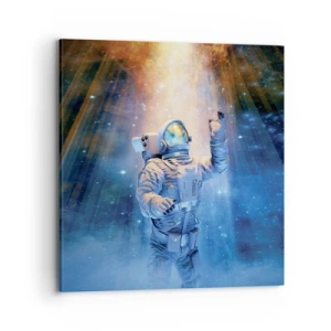 Canvas picture - Finally at the Destination - 70x70 cm