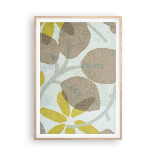 Poster in light oak frame - Composition in Full Sunlight - 70x100 cm