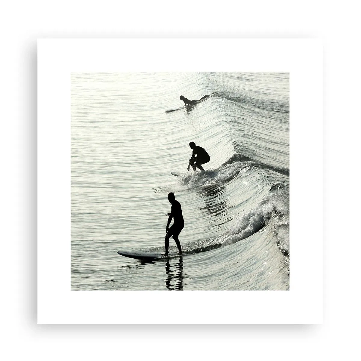 Poster - Meeting the Wave - 30x30 cm