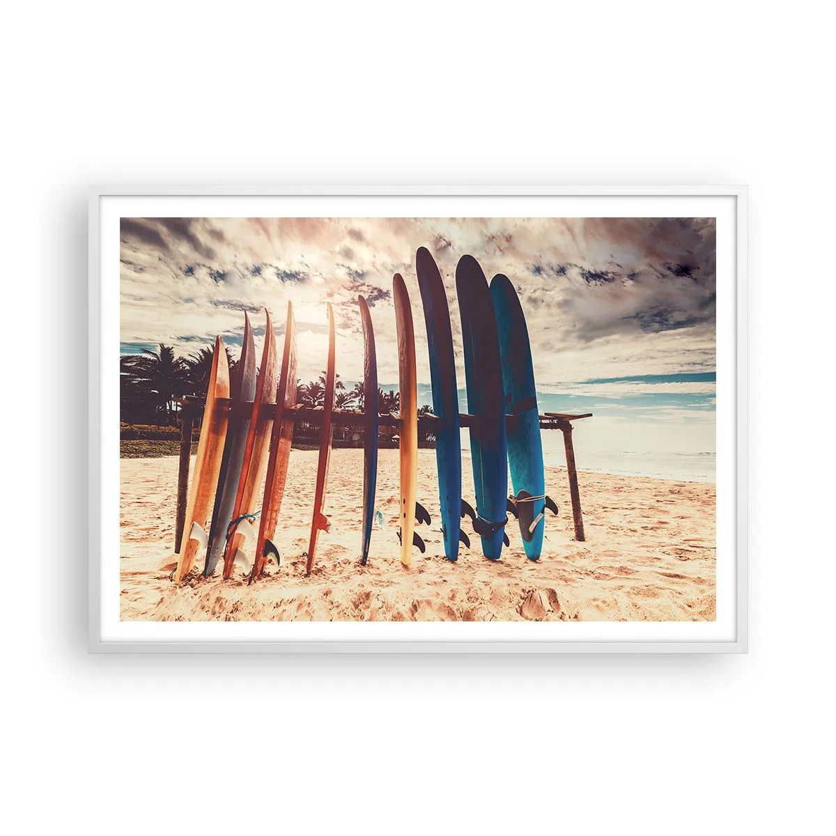 Poster in white frmae - Goodnight, See You Tomorrow - 100x70 cm