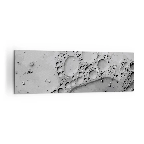 Canvas picture - Foamy Footprint - 160x50 cm