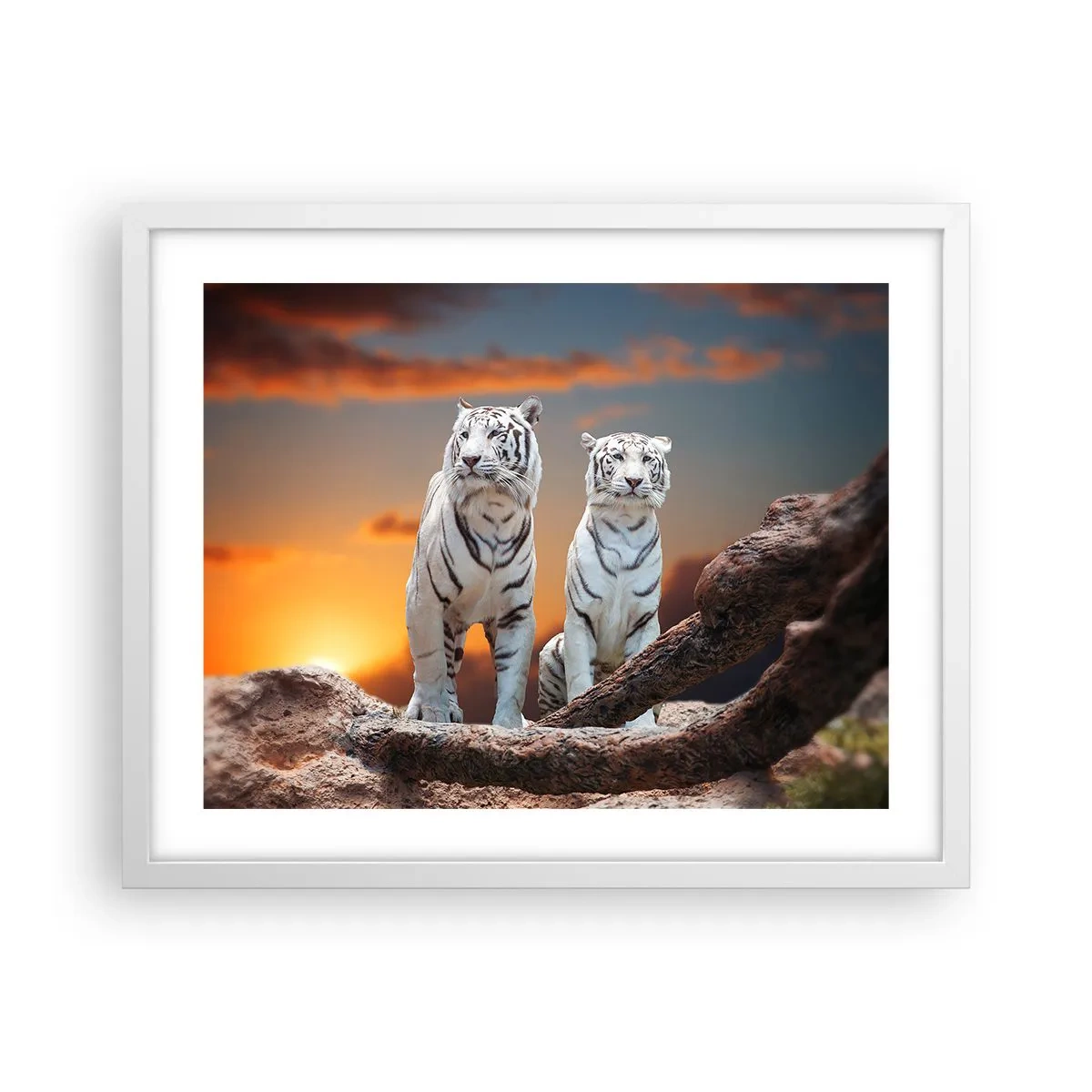 Poster in white frmae - Just Like in Narnia - 50x40 cm