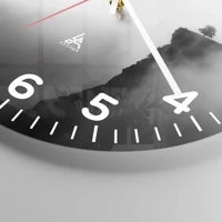 Clock face with numbers