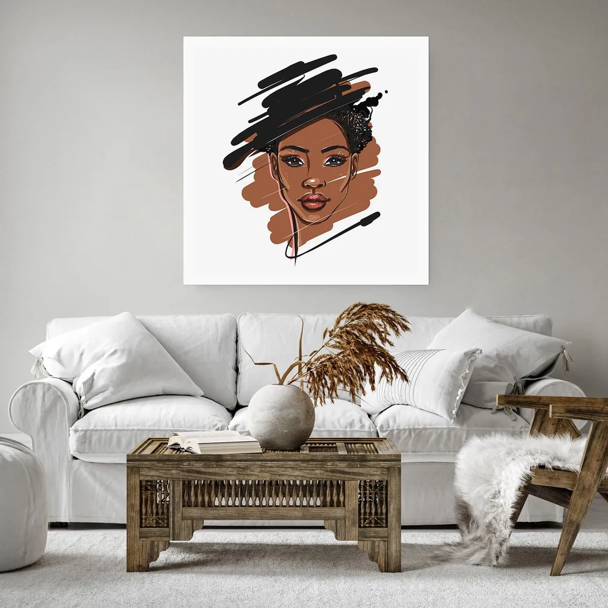 Poster - Sweet Like Chocolate - 60x60 cm