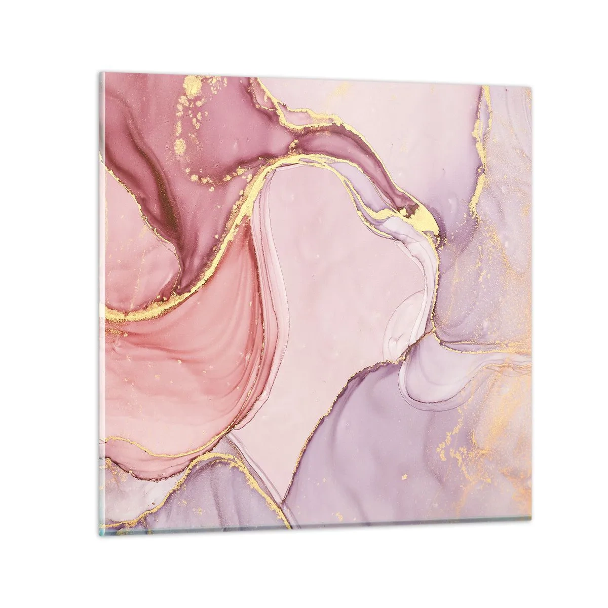 Glass picture - Caress of Colours - 50x50 cm