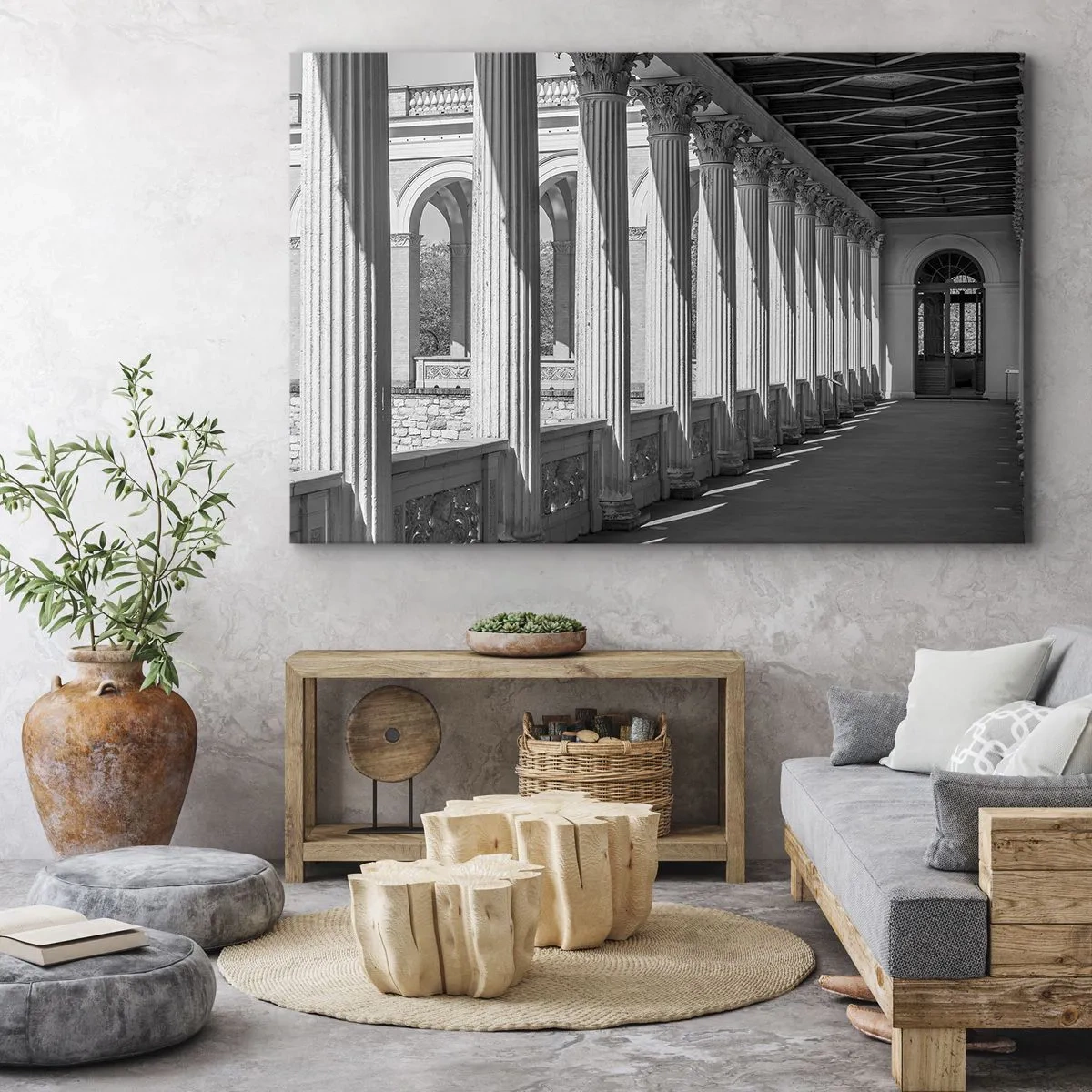 Canvas picture - Sunny Arcade - 120x80 cm