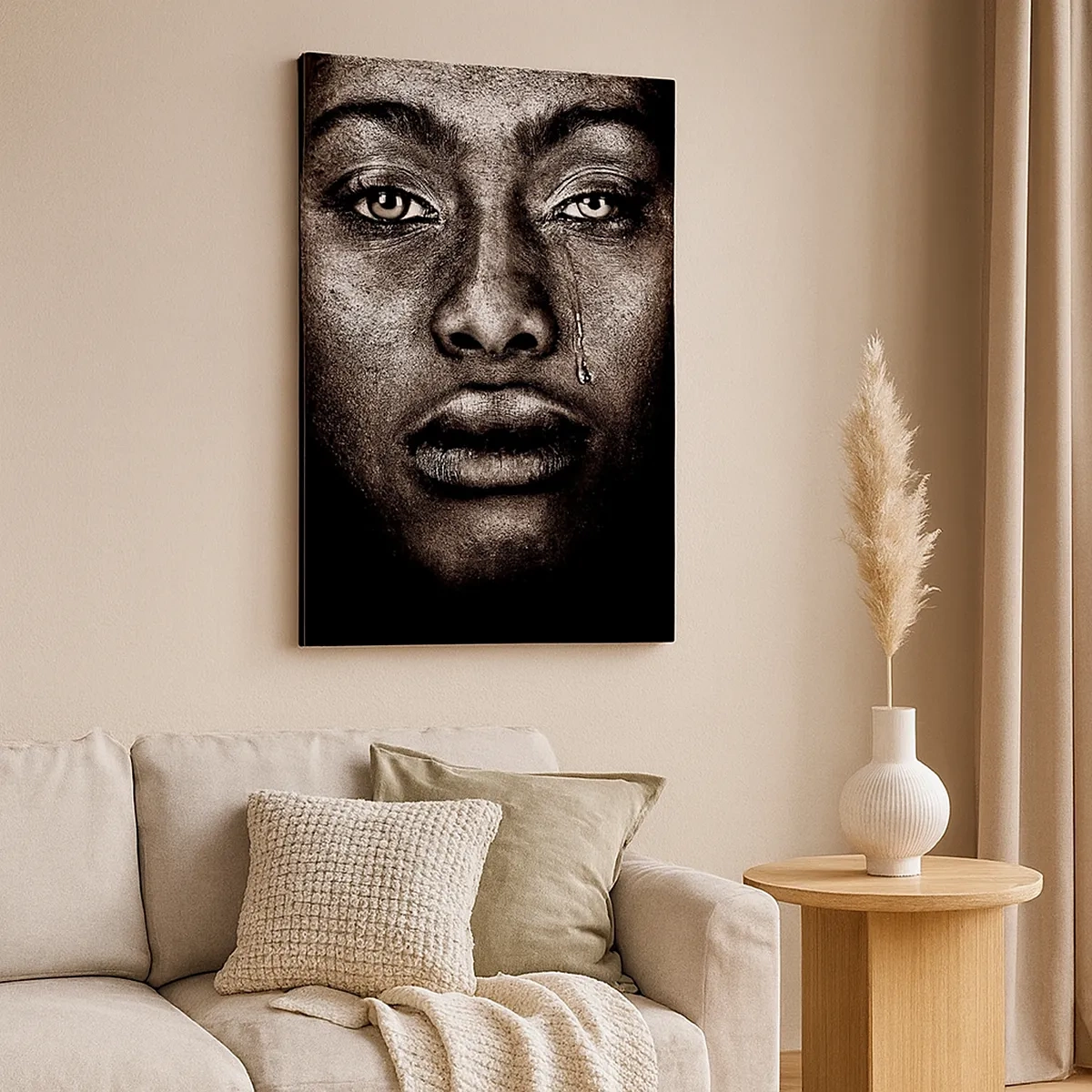 Canvas picture - One Tear - 50x70 cm