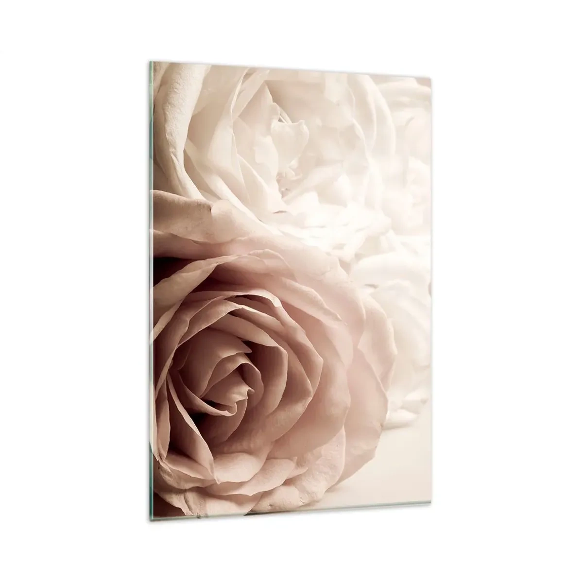 Glass picture - In the Heart of a Rose - 80x120 cm