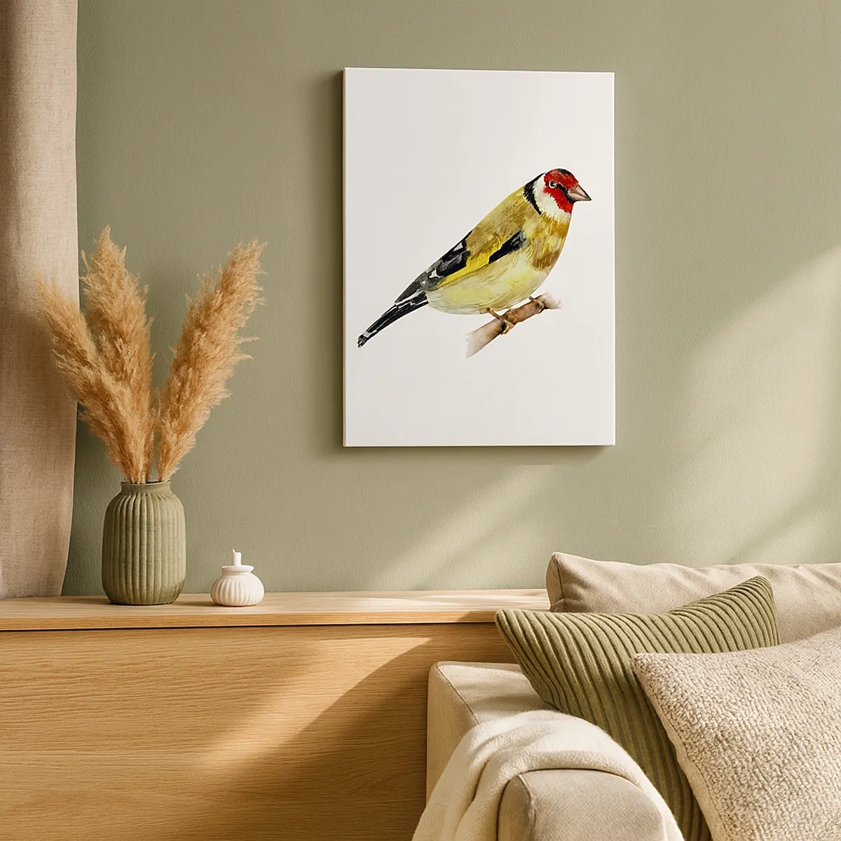 Canvas picture - Bird Portrait  - 50x70 cm