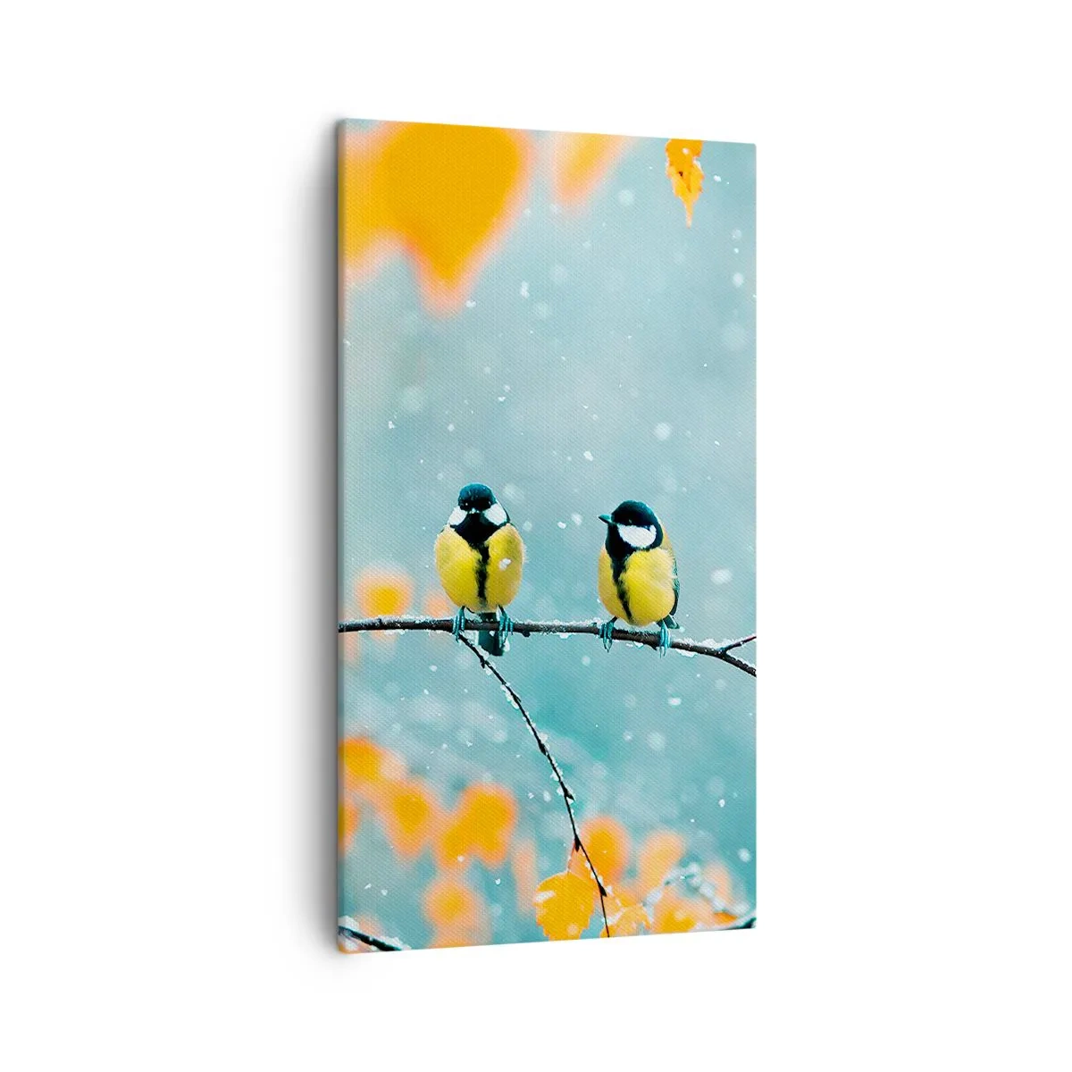 Canvas picture - Birdy Gossip - 45x80 cm