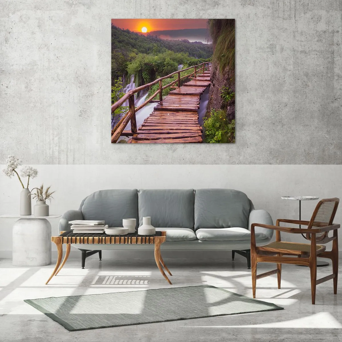 Glass picture - Unbelievable Beauty - 30x30 cm